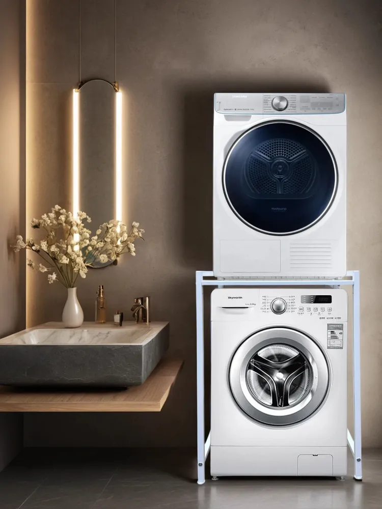 Стеллаж для сушильной и стиральной машины, глубина 50 см — фото 13